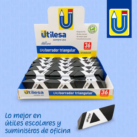 BORRADOR ESCOLAR NEGRO TRIANG UTILESA UND-CX36-BX1008