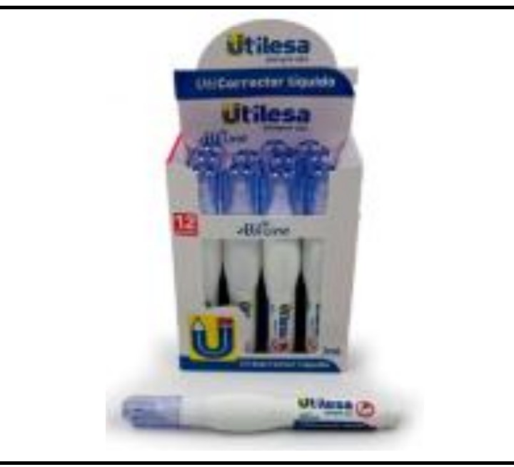CORRECTOR LIQUIDO GRANDE UTILESA 7ml UND-CAJAX12-BX576