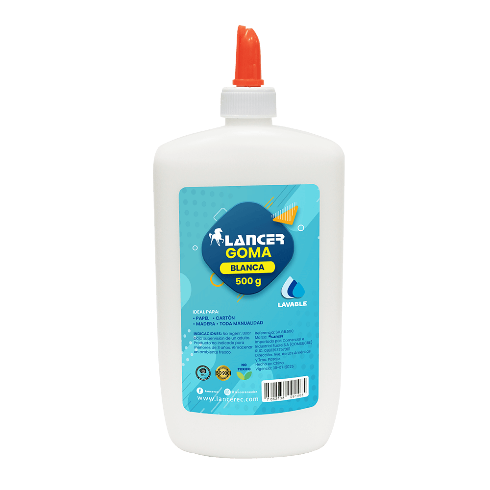 GOMA BLANCA ESCOLAR 500GR UND-CAJX6 BX48
