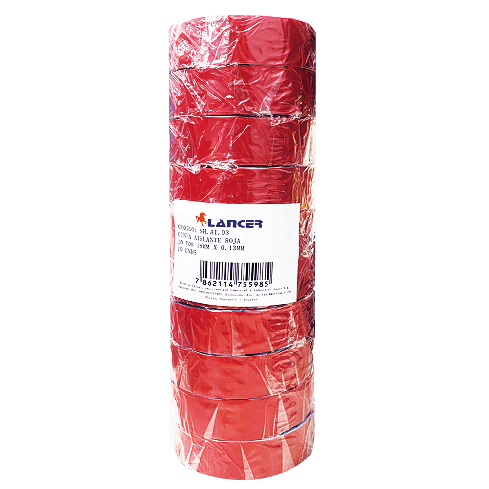TAIPE ROJO LANCER UND-PAQX10-BX100PAQ