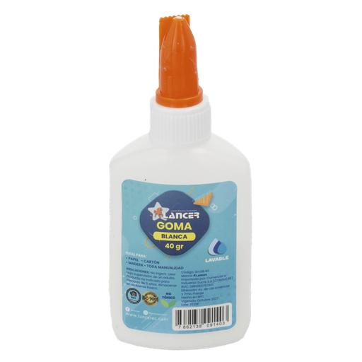 GOMA BLANCA ESCOLAR 40GR UND-CAJX24BX288
