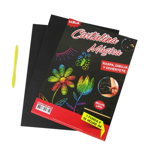 CARTULINA MAGICA A4 FUNDX10-PAQX20-BX160